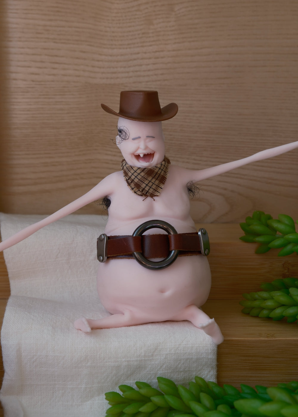 Western Rene – Limited Edition TheMugly Doll, Squishy Cowboy Fun!