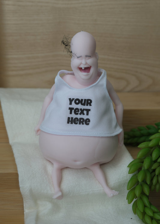 RENE, with Custom Text Shirt – Personalize and Play!