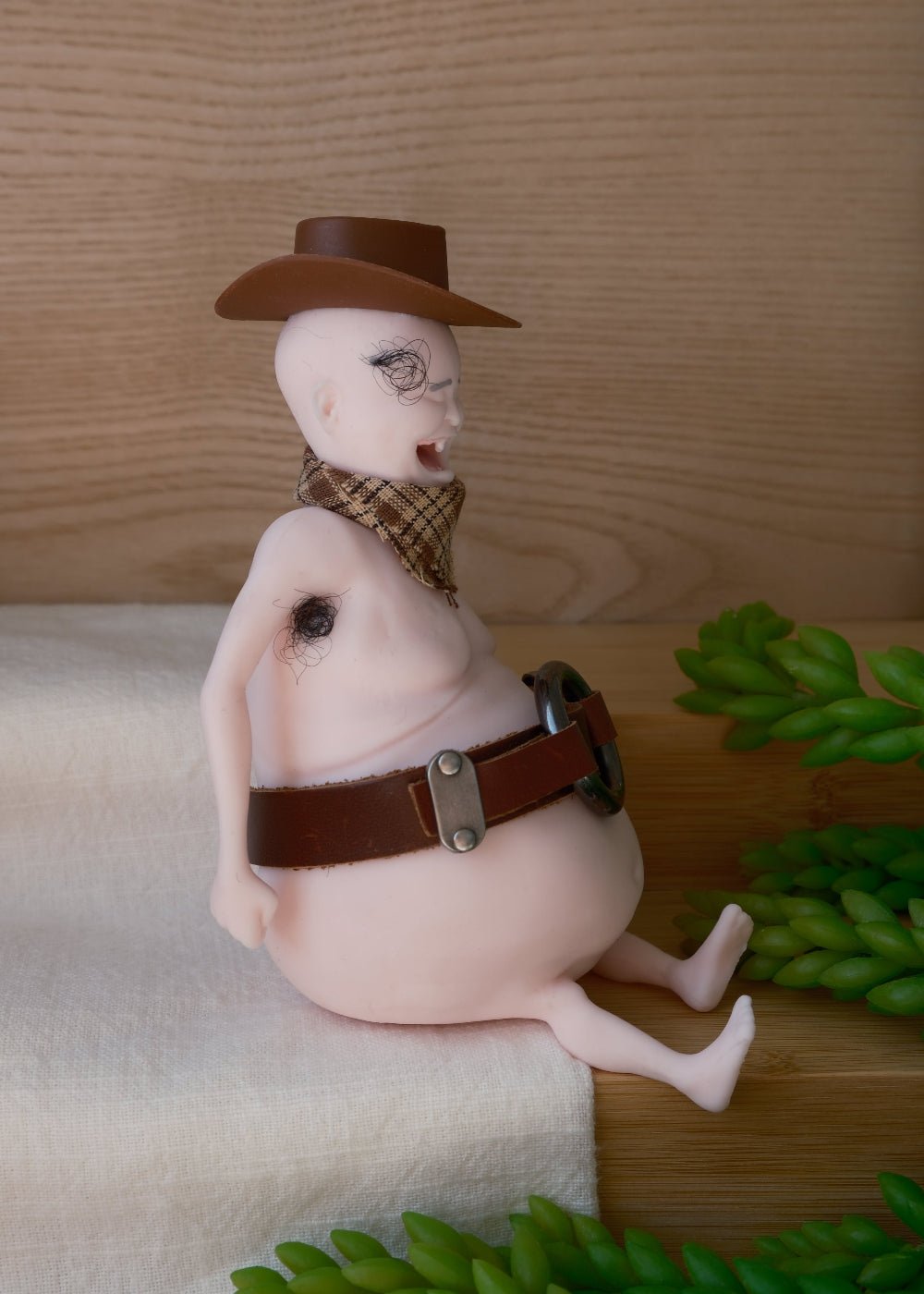 Western Rene – Limited Edition TheMugly Doll, Squishy Cowboy Fun!