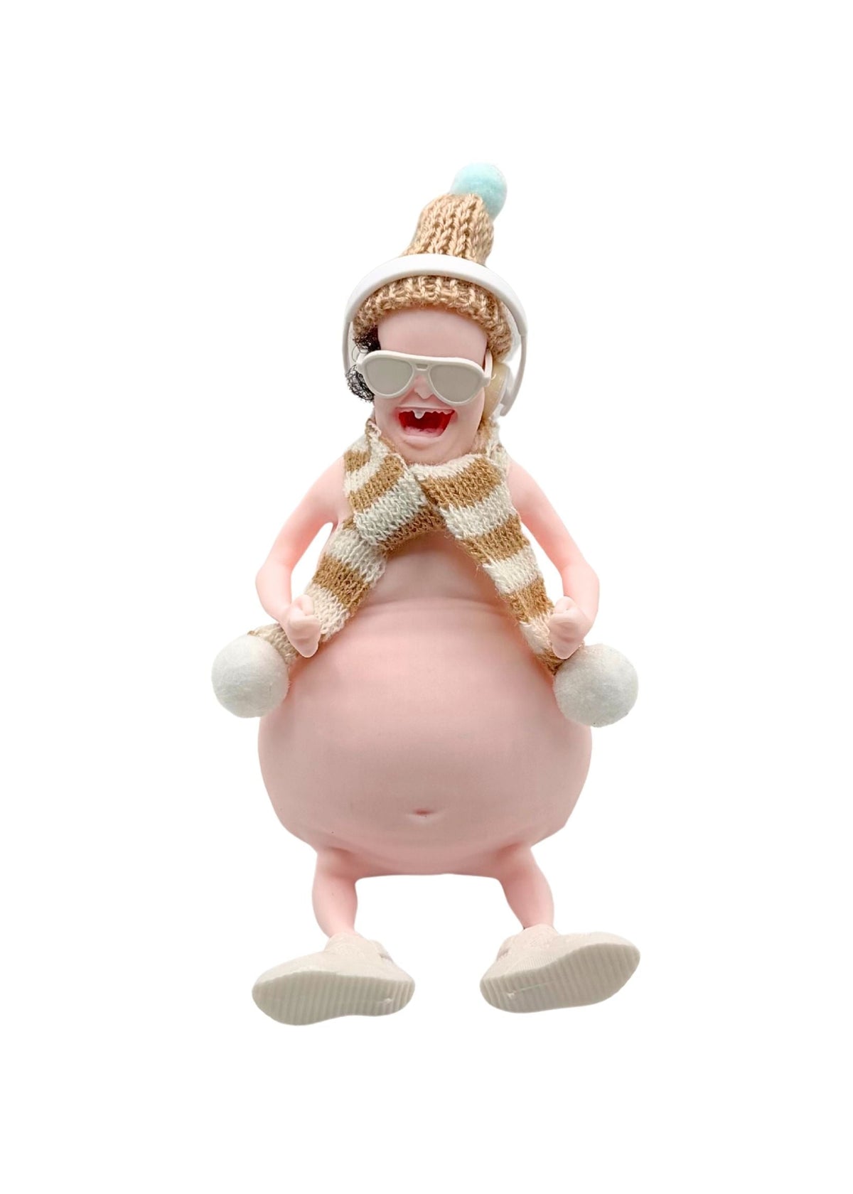 Rene on a winter outfit